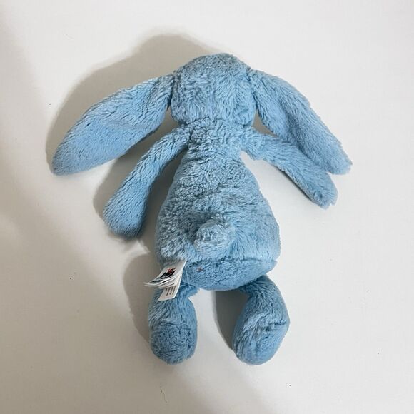 Jellycat Little Bashful Aqua Bunny Rabbit Plush Stuffed Animal Blue 8" - Picture 7 of 9